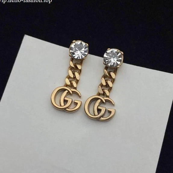 Masonry Letter Pendant Earrings