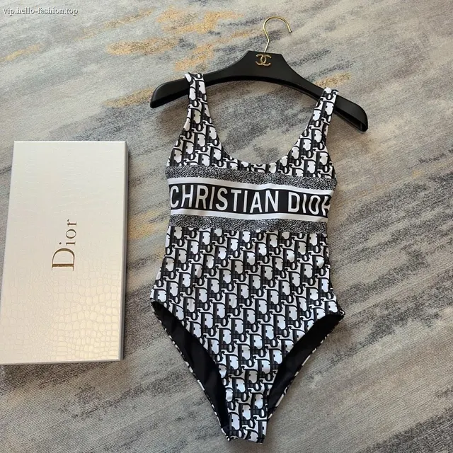 Classic Letter One Piece Swimsuit