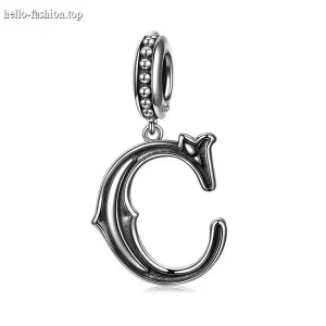 Alphabet bracelets and necklaces.