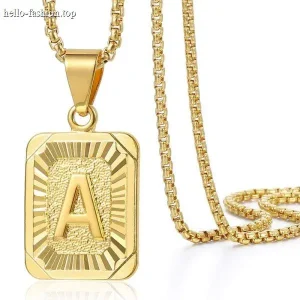 Alphabet necklace