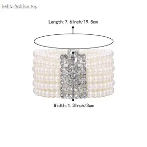 Alphabet pearl bracelet