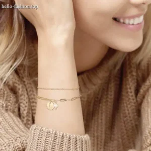 Alphabet pearl bracelet1
