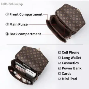 Classic crossbody handbag