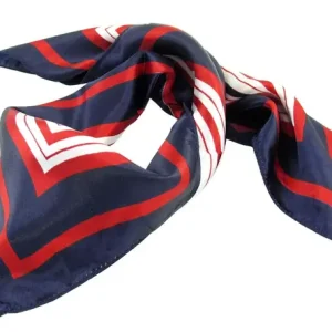 Tri-Color Brush Print Trendy Scarf