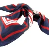 Tri-Color Brush Print Trendy Scarf