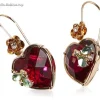 Colorful masonry earrings