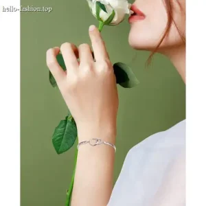 Double logo bracelet