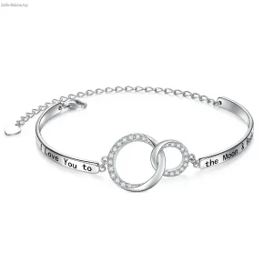 Double logo bracelet
