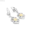 Double logo earring