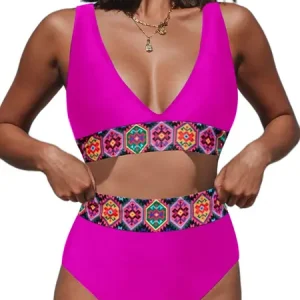 Fashion Double Sided Alphabet Ladies Bikini