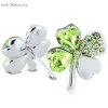 Four-leaf clover earrings