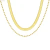 Golden chain jewelry set