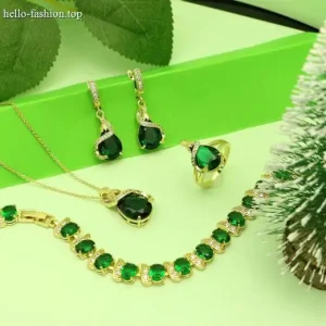 green bracelet necklace