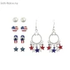 Heart and Star Earrings