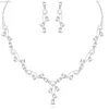 Key style necklace & earring jewelry set