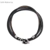 Leather cord bracelet