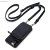 Leather strap phone case