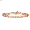 Letter diamond bracelet