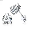 Letter logo earring 1