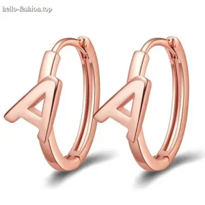 Alphabet Logo Earrings Classic