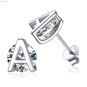 Letter logo earring 1