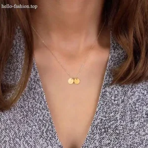 Letter logo necklace