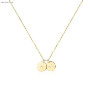 Letter logo necklace