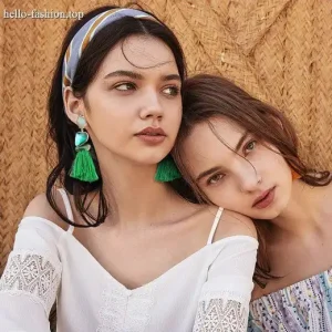 Masonry Tassel Earrings