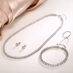 Chain style Necklace & bracelet jewelry set