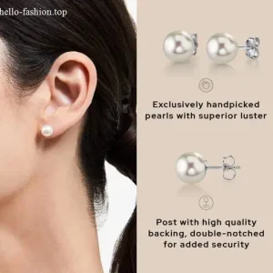 Pearl Stud Earrings