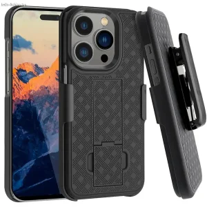 iPhone Plastic Tricolor Phone Case