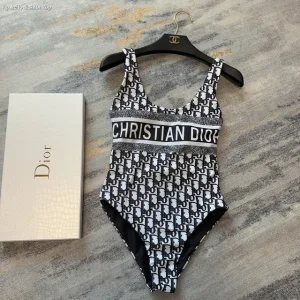 Classic Letter One Piece Swimsuit