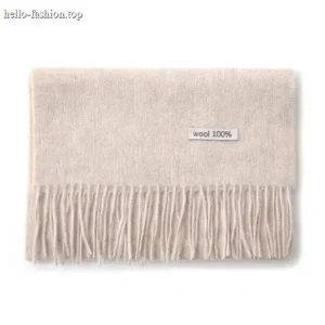 Two-tone key chain fashion scarf