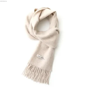 Two-tone key chain fashion scarf