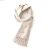 Two-tone key chain fashion scarf